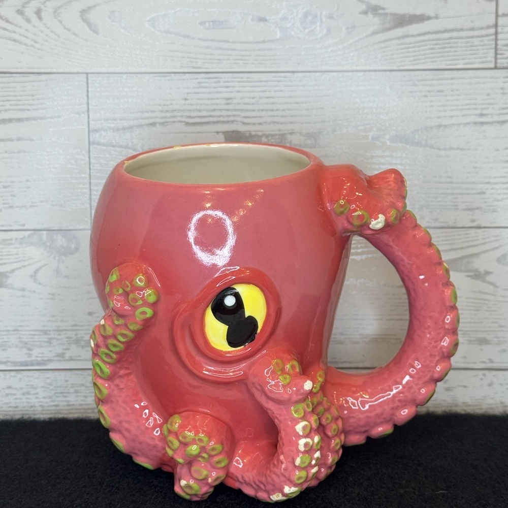 Pink Octopus Mug- One Hundred 80* Plug